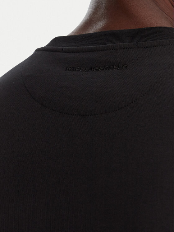 KARL LAGERFELD KARL LAGERFELD Camiseta 755037 554227 Negro Regular Fit