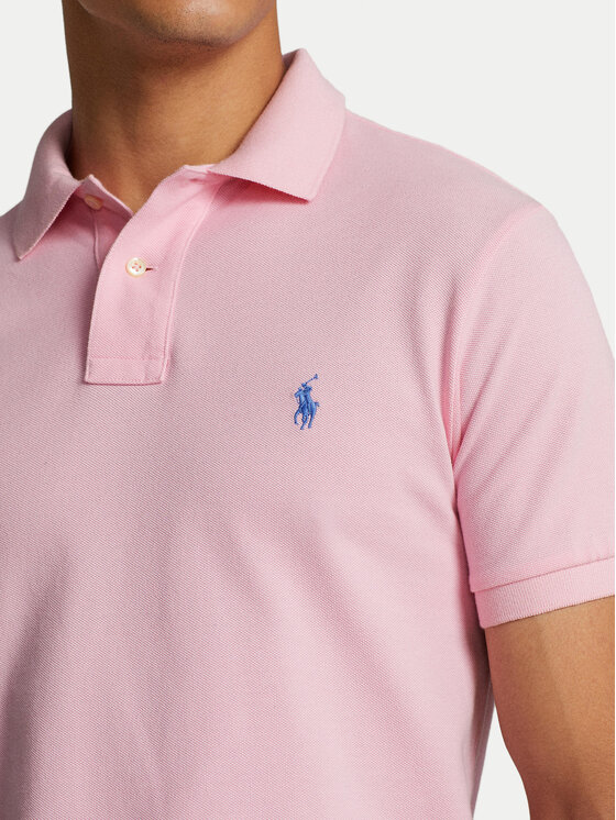 Polo Ralph Lauren Polo Ralph Lauren Поло Core Replen 710795080 Рожевий Slim Fit