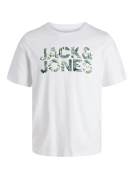 Jack & Jones Jack & Jones Camiseta Ejeff Logo 12288536 Blanco Regular Fit