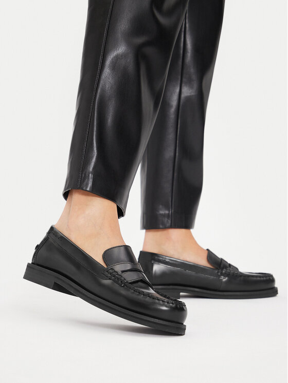 Sisley Мокасини Sisley 8G9LWD02M Черен