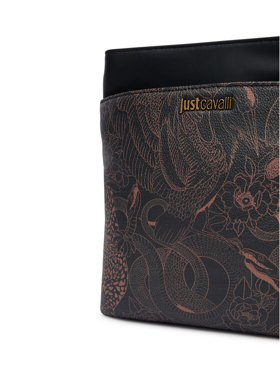Just Cavalli Плоска сумка Just Cavalli 81QA4B23 ZSE79 Чорний