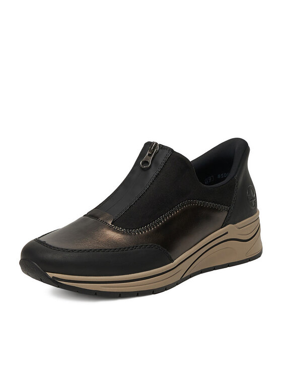 Rieker Polobotky Rieker N9553-25 Černá