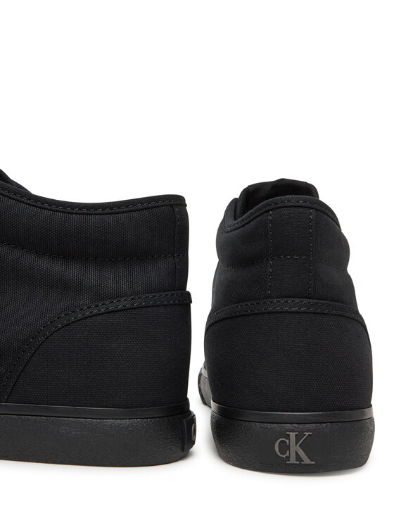 Calvin Klein Jeans Tenisice Calvin Klein Jeans Ess Vulc Mid Mg Canvas YM0YM01210 Crna