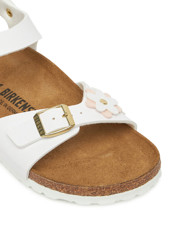 Birkenstock Σανδάλια Birkenstock Rio Flowers As Kids 1029561 D Λευκό