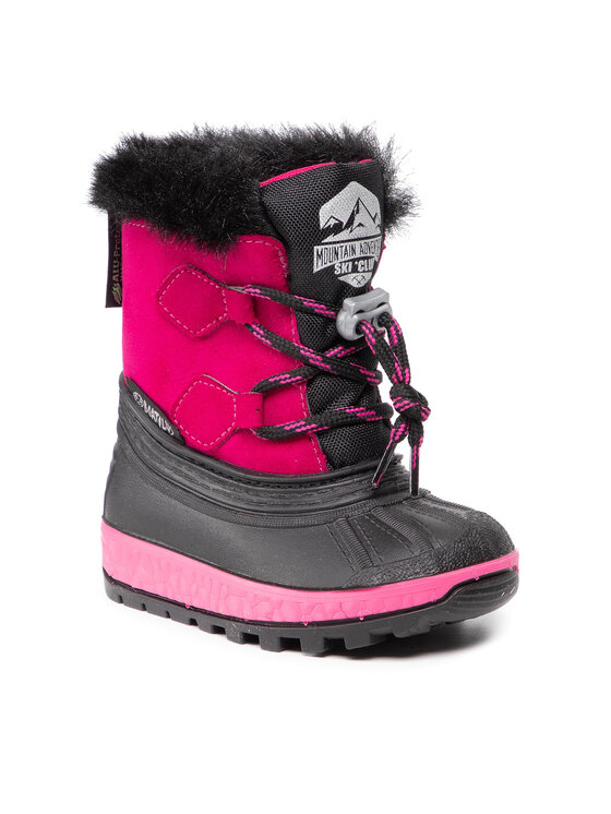 Boatilus Snehule Boatilus Kd Joggy Sint Leather Boot NJ16 VAR.21ZU Ružová