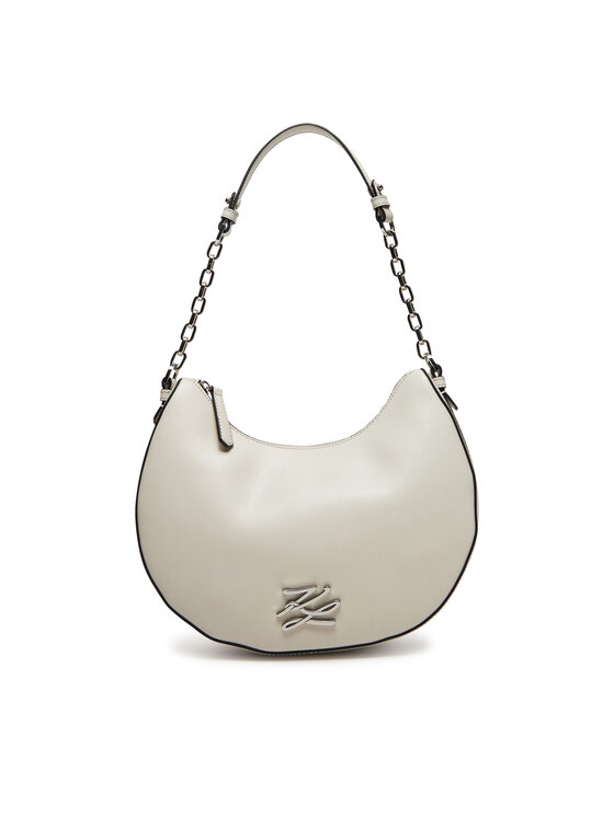 KARL LAGERFELD Ročna torba KARL LAGERFELD A2W30019 Kremna