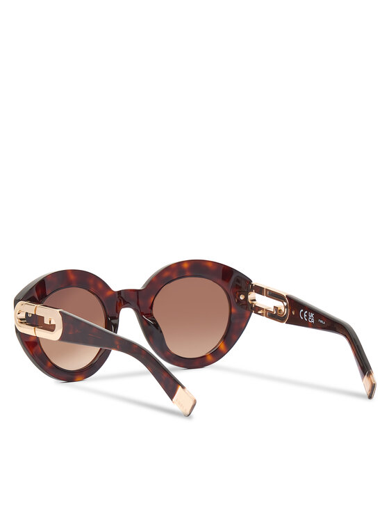 Furla Okulary przeciwsłoneczne Furla WD00157 A.0116 Brązowy