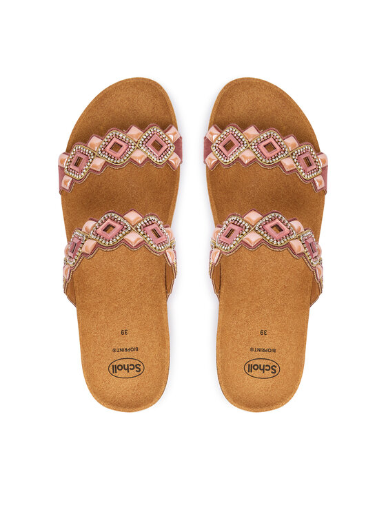 Scholl Шльопанці Scholl Tulum 2 Straps MF00701 Рожевий