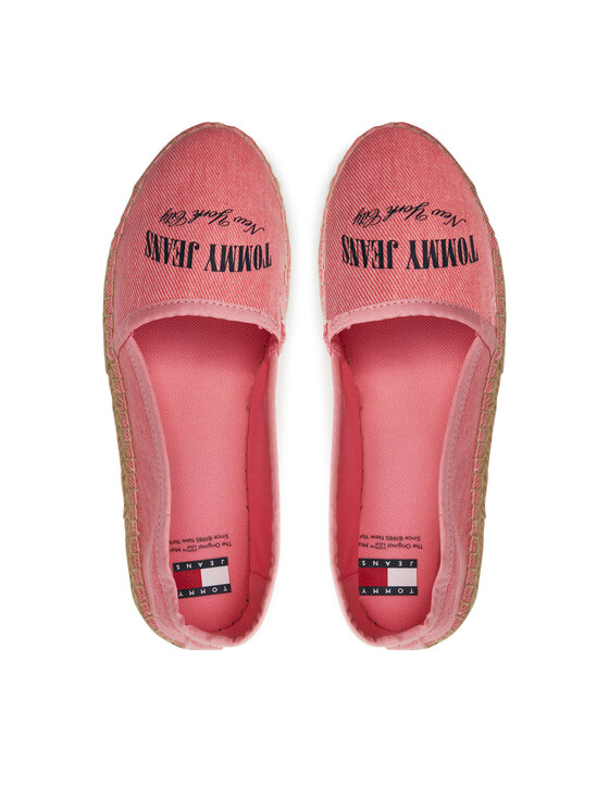 Tommy Jeans Espadrilles Tommy Jeans Tjw Varsity Espadrille EN0EN02470 Rozā