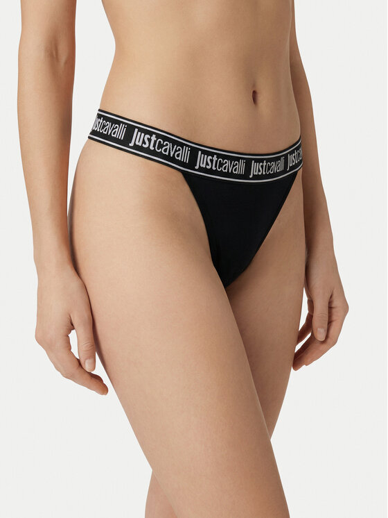Just Cavalli Just Cavalli Conjunto de tangas 80PAJU01 CJUT2 Negro