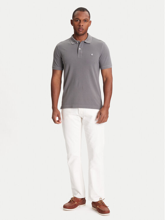United Colors Of Benetton United Colors Of Benetton Polo 3089J3179 Γκρι Regular Fit