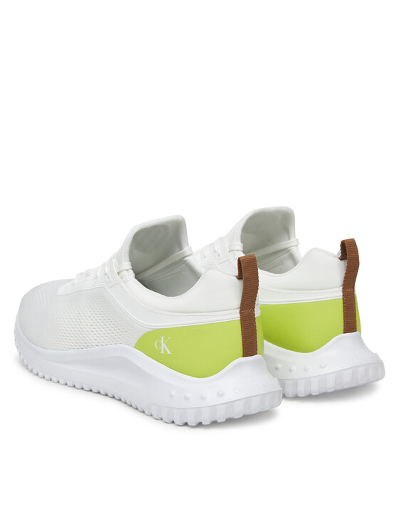 Calvin Klein Jeans Sneakers Calvin Klein Jeans Eva Runner Tech Knit YM0YM01293 Bianco