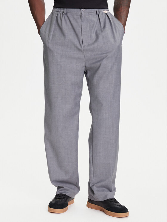 Kappa Kappa Stoffhose 62131TW Grau Regular Fit