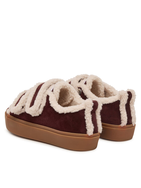 Inuikii Sneakers Inuikii Shearling Low Velcro 1001.001.0231.518 Vișiniu