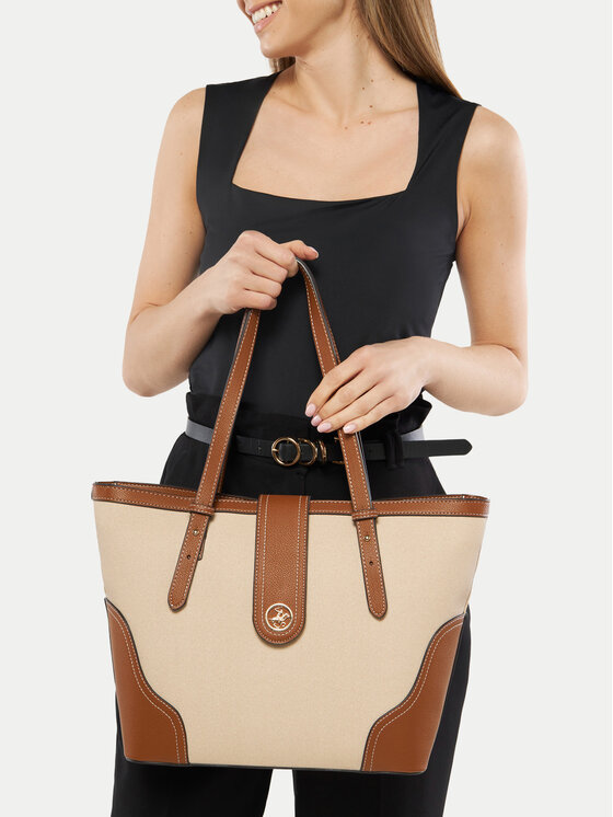 Beverly Hills Polo Club Kabelka Beverly Hills Polo Club BHPC-C-010-07 Hnědá