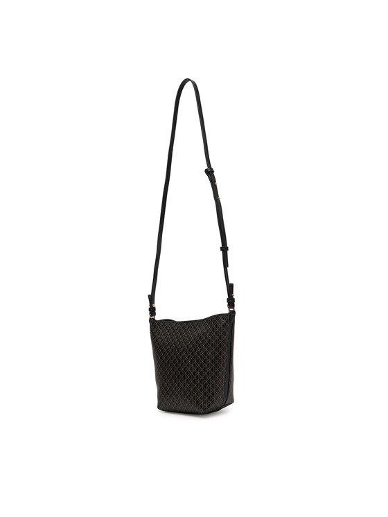 Calvin Klein Torebka Calvin Klein Emblem Aop Sm Bucket Crossbody LV04F3506G Czarny