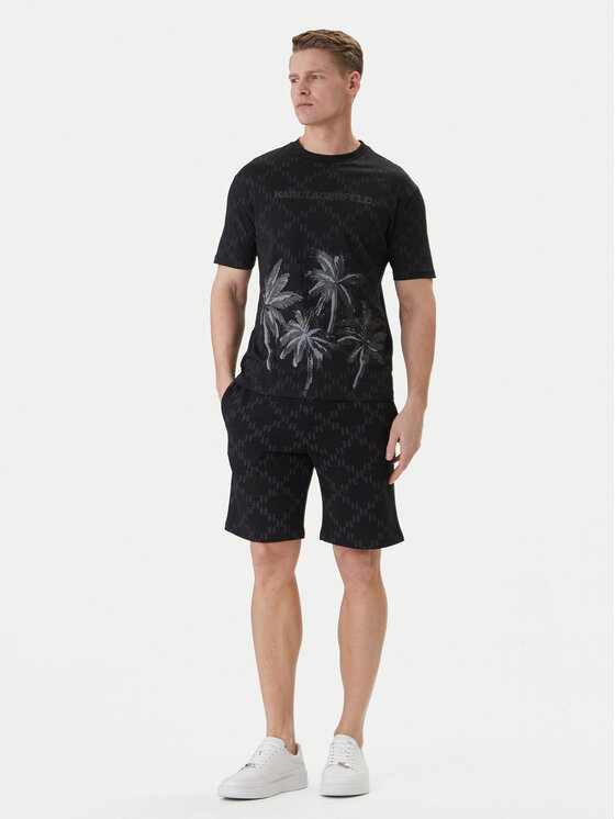KARL LAGERFELD KARL LAGERFELD Camiseta 755172 562251 Negro Loose Fit