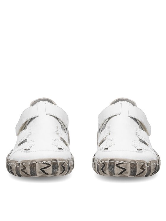 Rieker Polobotky Rieker L0362-80 Bílá