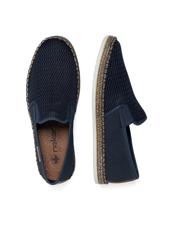 Rieker Tenisówki Rieker B5265-14 Niebieski