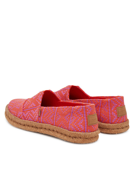 Toms Еспадрили Toms Diamond Global 10021885 Червен