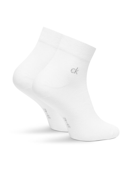 Calvin Klein Īsās zeķes Calvin Klein 701234209 Balts