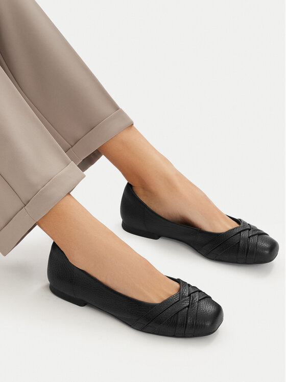 Caprice Balerinos Caprice 9-22102-46 Juoda