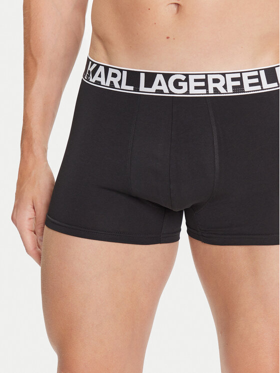 KARL LAGERFELD KARL LAGERFELD Conjunto de calzoncillos boxer A3M47010 Negro