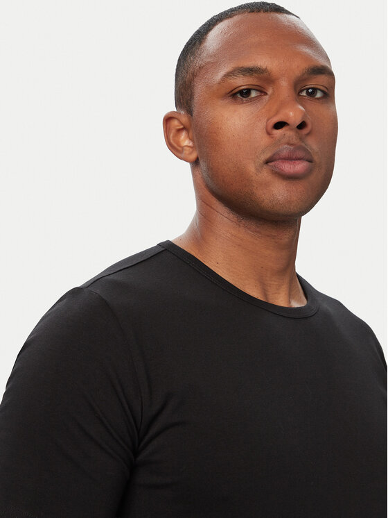 Tommy Hilfiger Tommy Hilfiger Conjunto de camisetas UM0UM03933 Negro Slim Fit