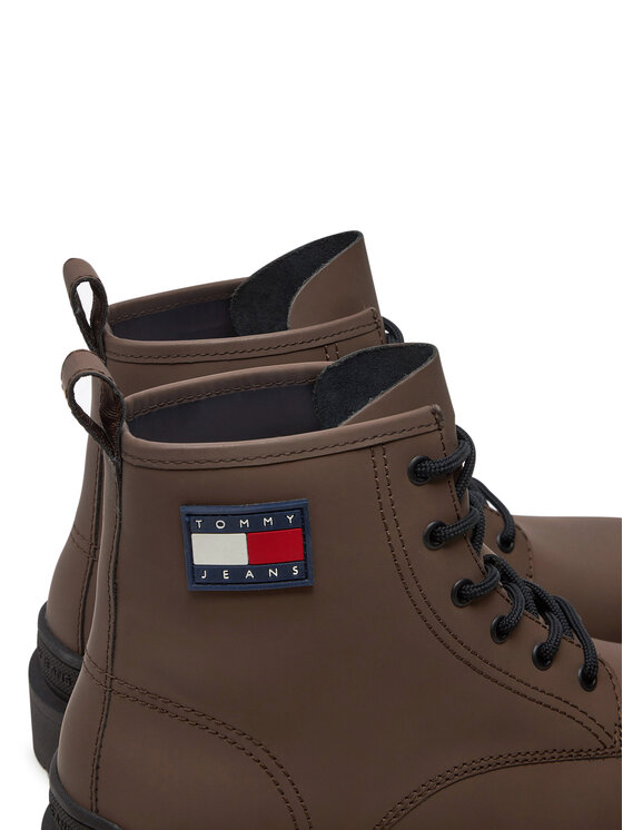 Tommy Jeans Outdoorová obuv Tommy Jeans EM0EM01447 Hnedá