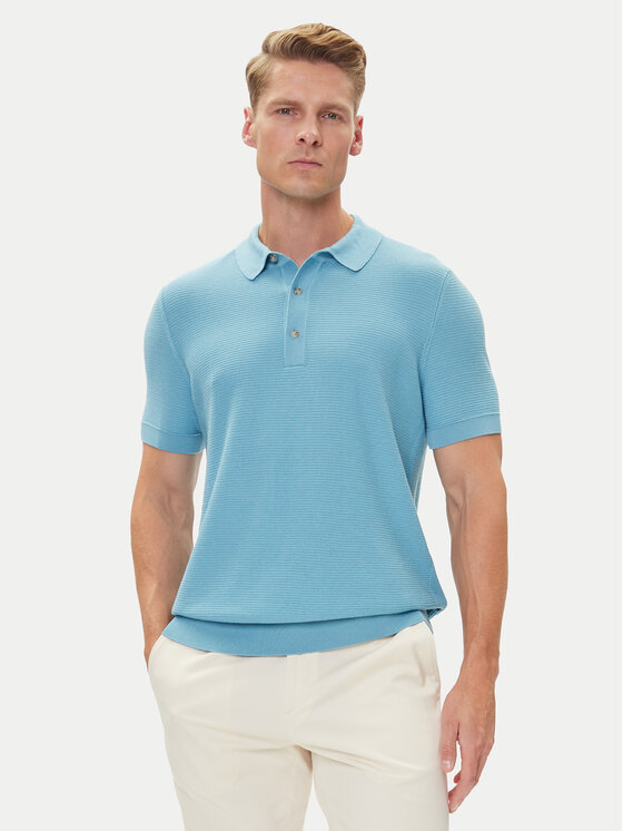BOSS BOSS Polo H-Iannotti 50543148 Azul Regular Fit