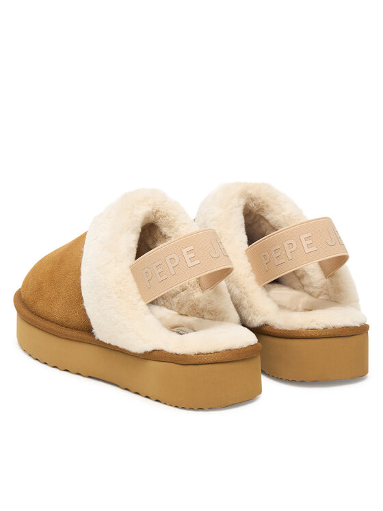 Pepe Jeans Тапочки Pepe Jeans Dissy Tape W PLS100001 Коричневий