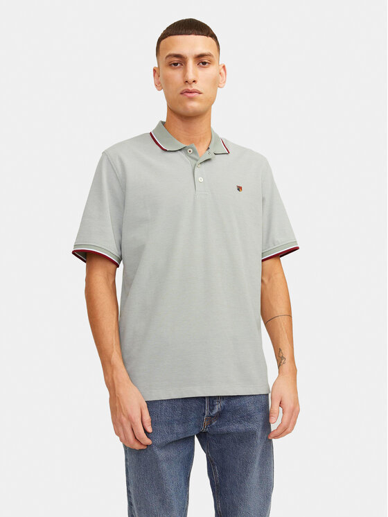 Jack & Jones Jack & Jones Поло Bluwin 12169064 Сірий Regular Fit