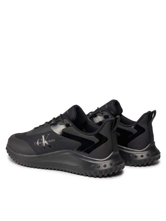 Calvin Klein Jeans Tenisice Calvin Klein Jeans Eva Runner Low Lace Ml Mix YM0YM00968 Crna
