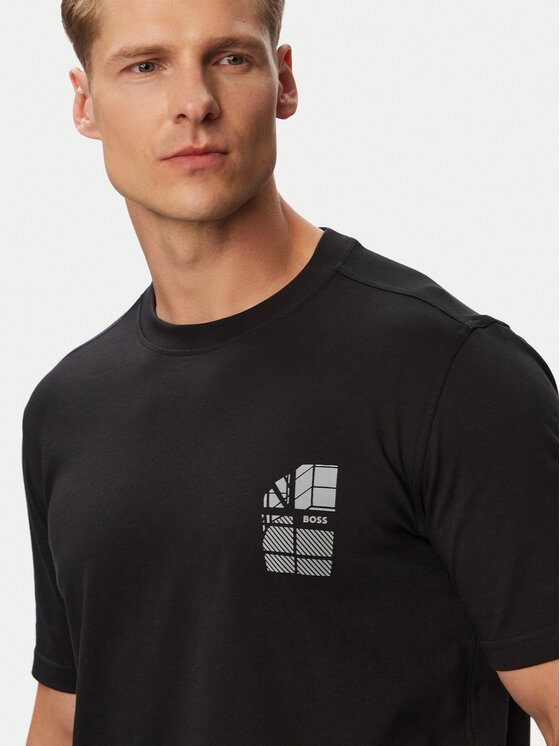 BOSS BOSS Camiseta Te_Blueprint 50566628 Negro Regular Fit