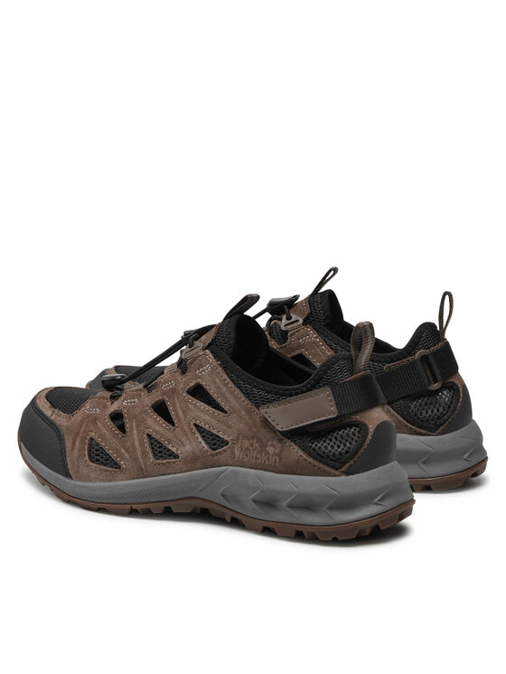 Jack Wolfskin Трекінгові черевики Jack Wolfskin Woodland 2 Hybrid Low M 4051301 Чорний