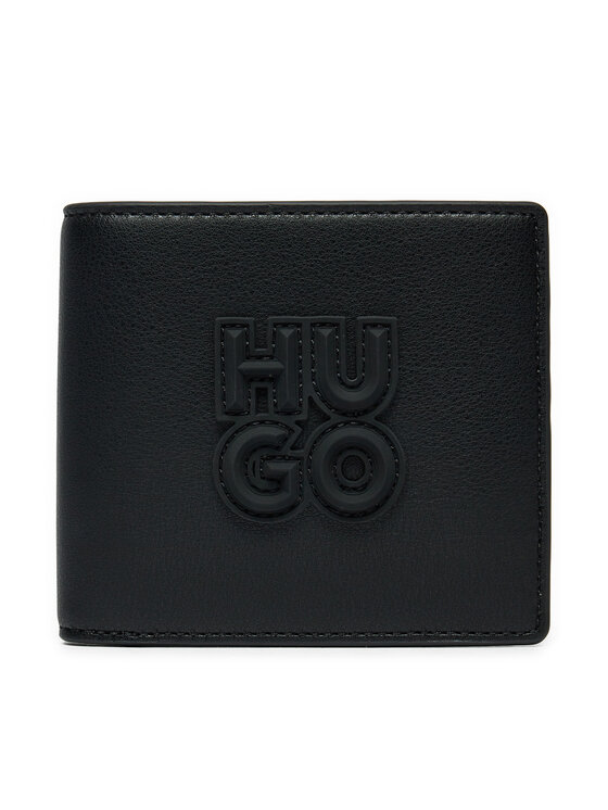 HUGO Портфейл HUGO STK 50536043 Черен