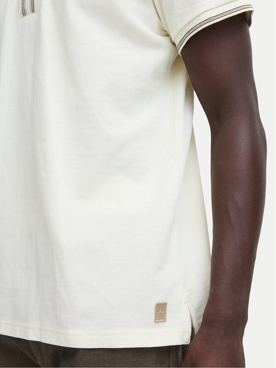 Blend Blend Polo 20716474 Écru Regular Fit