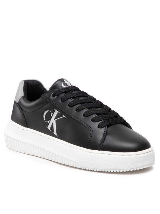 Calvin Klein Jeans Сникърси Calvin Klein Jeans Chunky Cupsole Laceup Low Ess M YW0YW00701 Черен