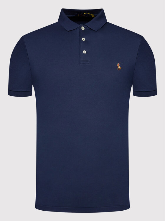 Polo Ralph Lauren Polo Ralph Lauren Поло 710685514003 Cиній Slim Fit