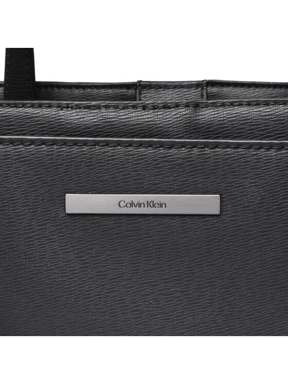 Calvin Klein Torba Calvin Klein Modern Metal Tote K50K510540 Crna