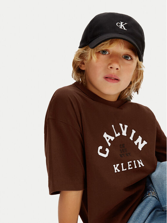 Calvin Klein Jeans Calvin Klein Jeans Camiseta Varsity Graphic IB0IB02637 Marrón Regular Fit