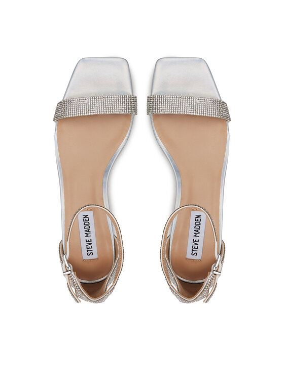 Steve Madden Босоніжки Steve Madden Gena-R SM11003580 Срібний