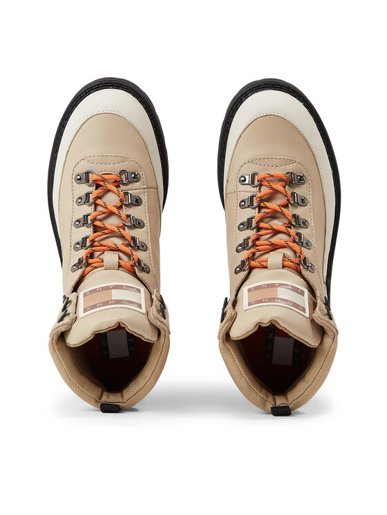 Tommy Jeans Outdoorová obuv Tommy Jeans Tjm Boot Hiker EM0EM01252 Béžová