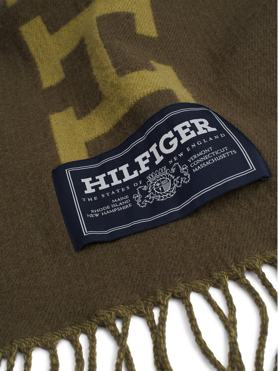 Tommy Hilfiger Šál Tommy Hilfiger AM0AM12838 Zelená