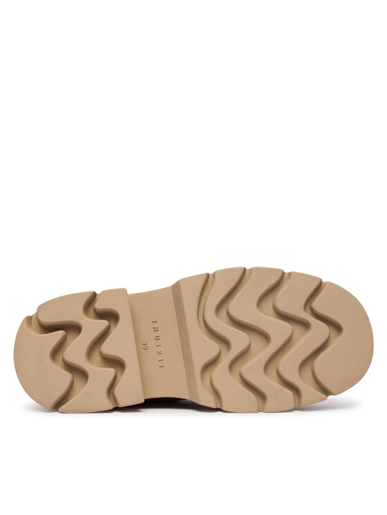 Inuikii Nizki čevlji Inuikii Mocabee Curly 1015.003.0011 Bež