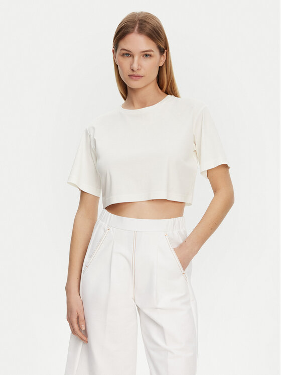 Max Mara Leisure Max Mara Leisure Футболка 2516941098650 Écru Regular Fit