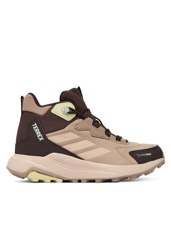 adidas Trekking adidas Terrex Anylander Leather Mid Climaproof Hiking Shoes KJ6790 Smeđa