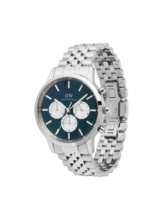 Daniel Wellington Годинник Daniel Wellington Iconic Chronograph DW00100874 Срібний
