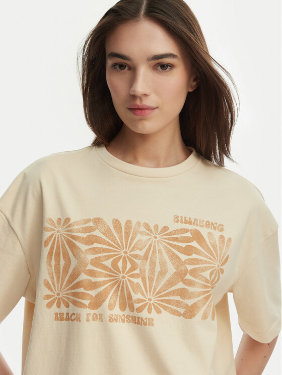 Billabong Billabong Camiseta Wander Across EBJZT00483 Beis Loose Fit