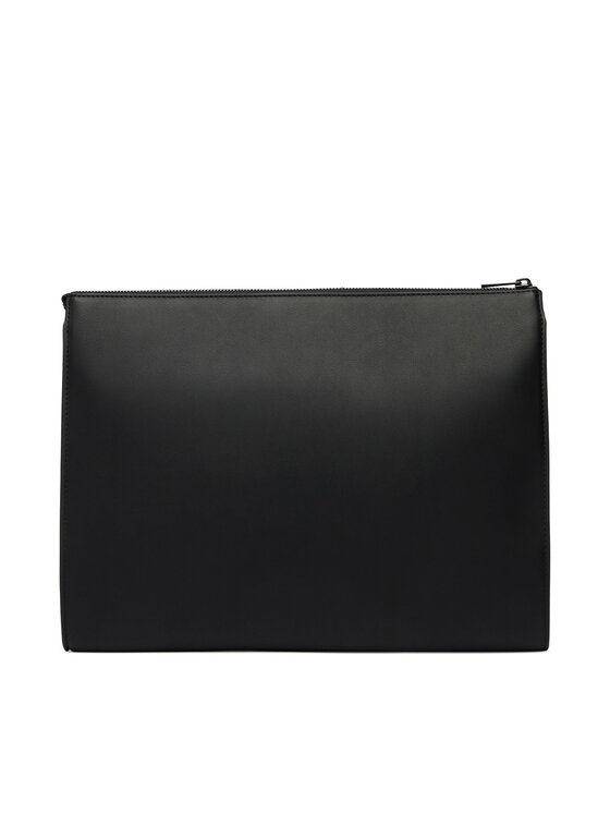 Tommy Hilfiger Etui na laptopa Tommy Hilfiger Metal Logo Woven Laptop Sleeve AM0AM14303 Czarny